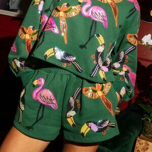 Queen of Sparkles Take Flight Multi Bird Shorts